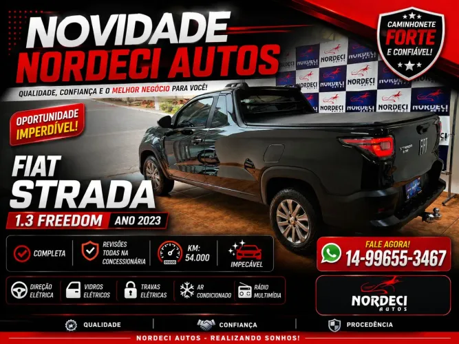 Fiat Strada Freedom 1.3 Flex 8V CS Plus 2023