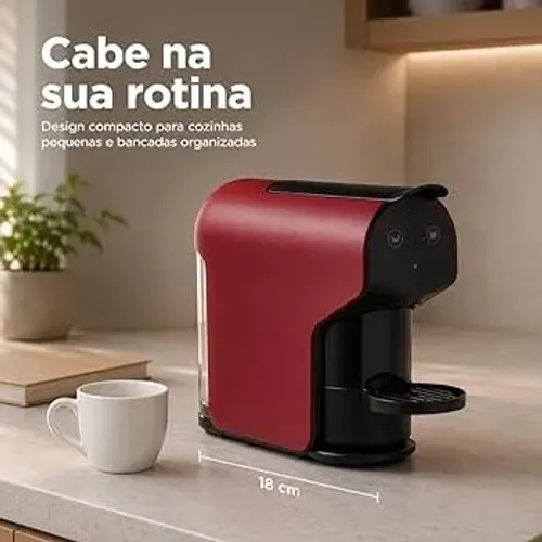 Cafeteira de Cápsulas Delta Q Quick Vermelha 127V - Nova, Lacrada, com Nota Fiscal e Garan