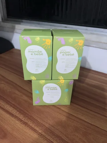 Sabonetes natura mamãe e bebê