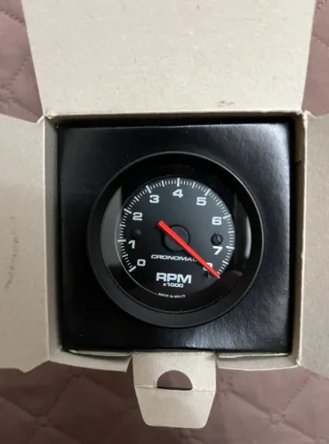 Conta-giros Cronomac 52mm RPM 8000 - Novo