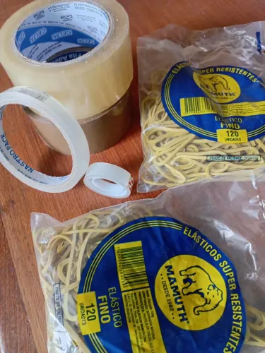 KIT ESCRITÓRIO LIGA FITA ADESIVA