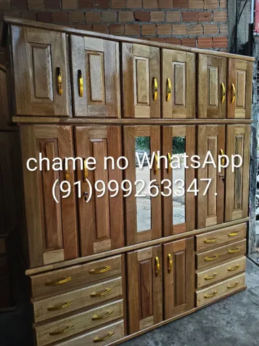 Guarda roupa de madeira a pronta entrega 