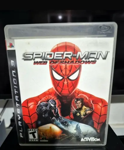 Jogo ps3 spider man web of shadows - homem aranha