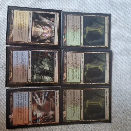 Lote Magic The Gathering - 9 Terrenos Shock Lands Raros + Planeswalker Liliana ( vem chat)