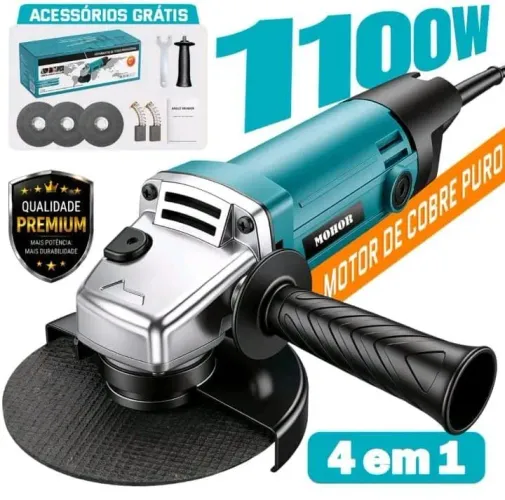 ? ESMERILHADEIRA 1100W ? 4 EM 1 ? 220v