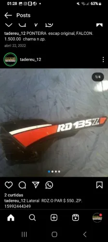 PEÇAS P/ MOTO