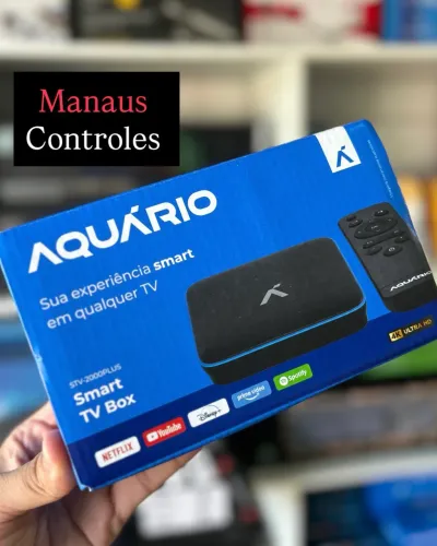 Tv box Aquário STV-2000 Plus Wi-Fi 2.4GHz - 16GB/2GB