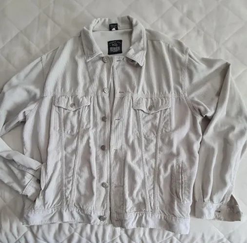 Jaqueta veludo off-white 