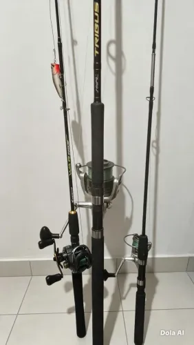 Tralha de pesca completa