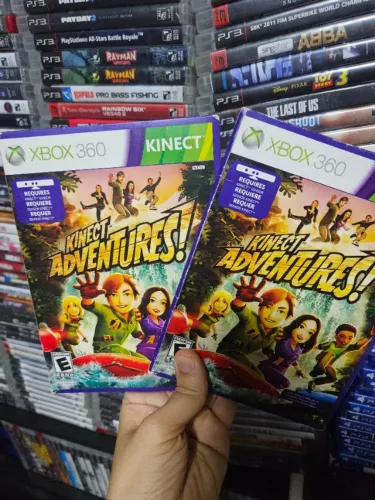 jogo kinect adventures original do xbox 360 mídia física