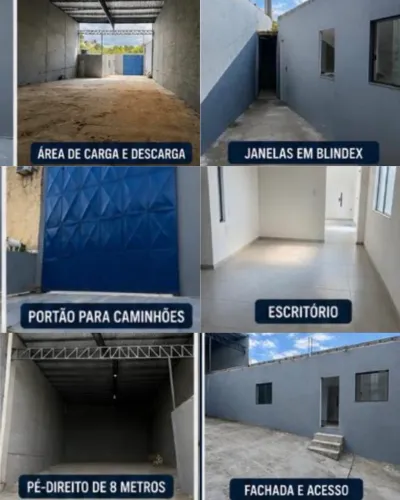 Alugo. Galpão Novo/ Av. das Torres/ 1000 m2