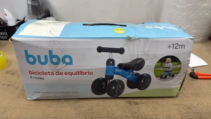 Bicicleta de Equilíbrio 4 Rodas Buba