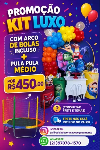Decoração completa + pula pula