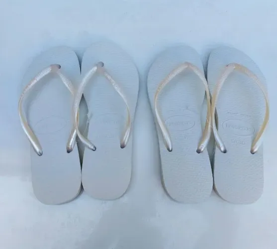 Havaianas Slim Branca - 37/38 - Valor de cada par