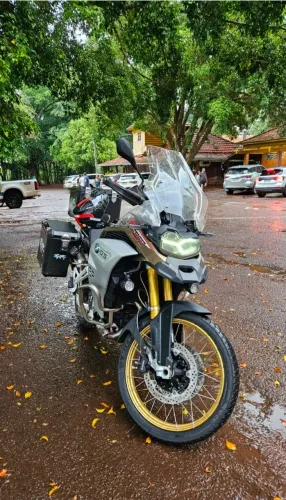 BMW F850 GS Adventure 2022 Impecável Baixa KM Com Baús Completa