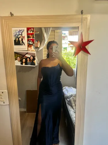 Vestido de Festa Azul