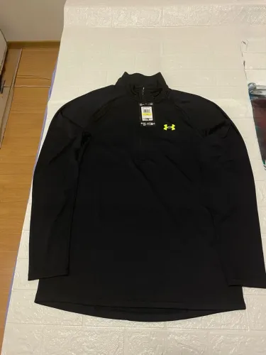 Blusa Under Armour Tech 2.0 Meio Zíper Preta Tam M Nova
