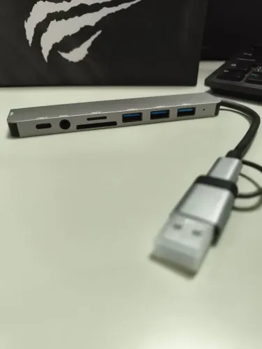 Hub usb 8 em 1