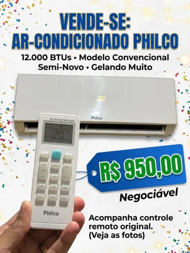 ?SUPER OFERTA: Ar-Condicionado Split Philco 12.000 BTUs!