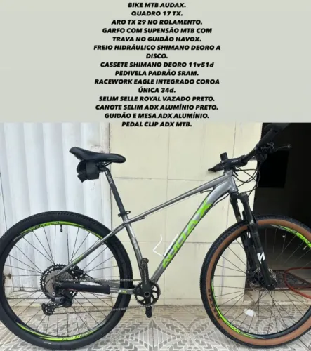VENDO BIKE AUDAX ARO 29 QUADRO 17