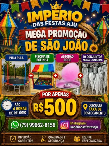 Aluguel de mesas cadeiras algodão doce *35