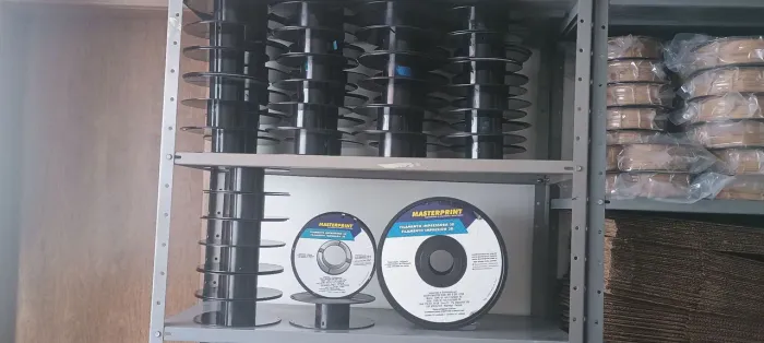 Carretel de plástico