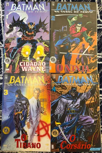 Batman - Túnel do tempo 4 edições Ed. Ed Abril 1995