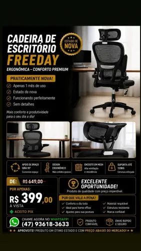 Cadeira ergonômica home office