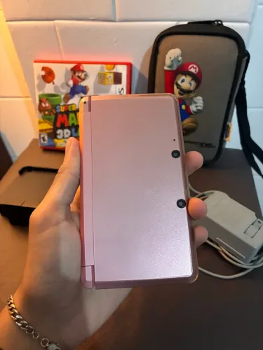 Nintendo 3DS Old com Dock e Case - Estado de Novo