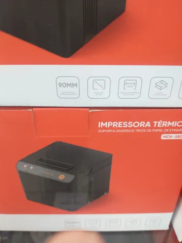 Impressora térmica nova na caixa