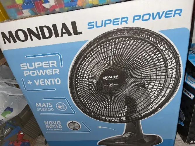 Ventilador novo na caixa