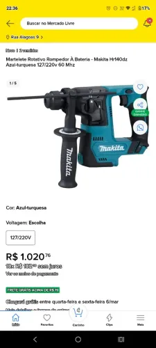 Martelete Makita 12v