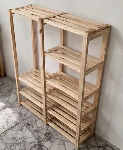 Roupeiro arara com cabideiro 
