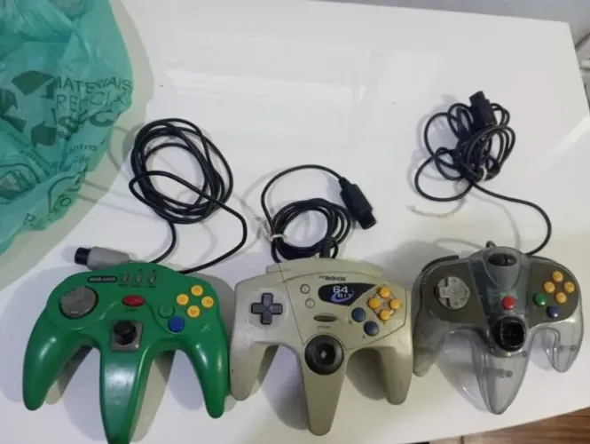 Controles Nintendo 64 - Leia descrição