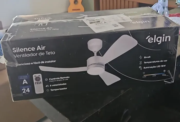 Ventilador elgin silence Air NOVO