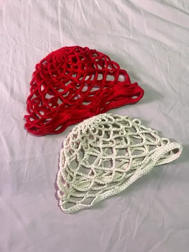 Headpiece de crochê 