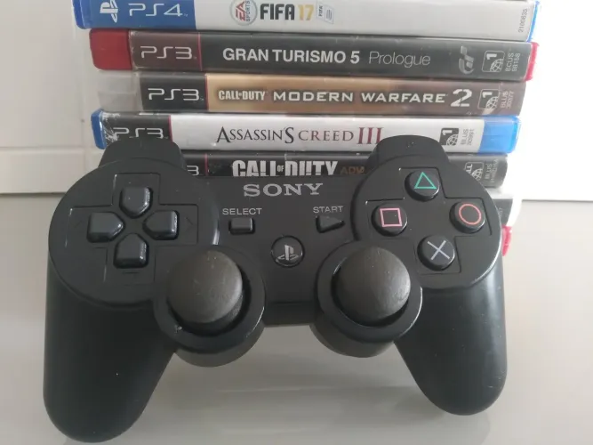 Controle ps3 preto original - ótima condição