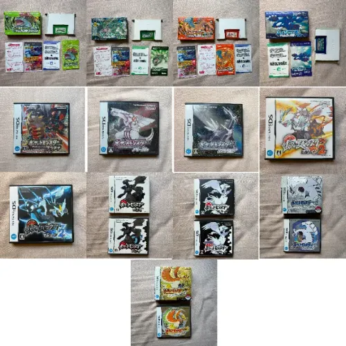 Jogos de Pokemon GBA e DS Japoneses Originais