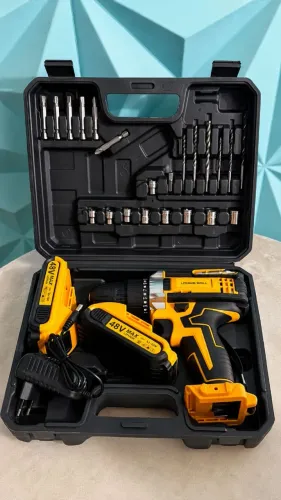 Furadeira/Parafusadeira Sem Fio 48V com Maleta Completa