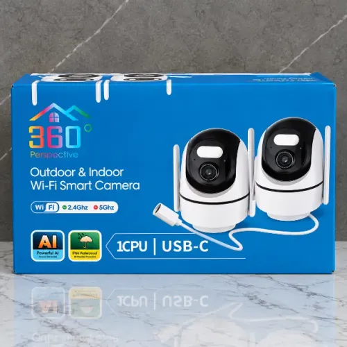 Kit 2 Câmera De Segurança Externa Wi-fi Hd Visão Noturna Icsee