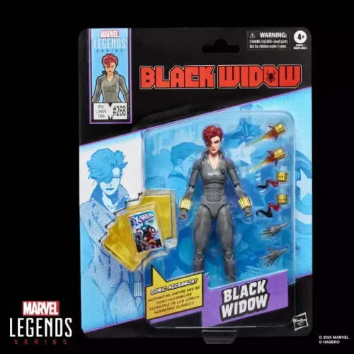 Marvel Legends - Mini Comic Black Widow Viúva Negra