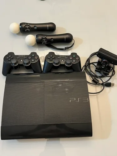 PS 3 com jogos
