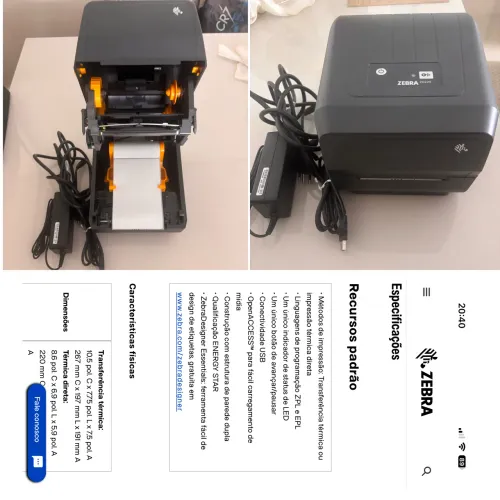 Impressora Zebra ZD 220