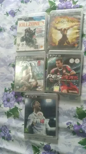 Lote 5 jogos de Playstation 3