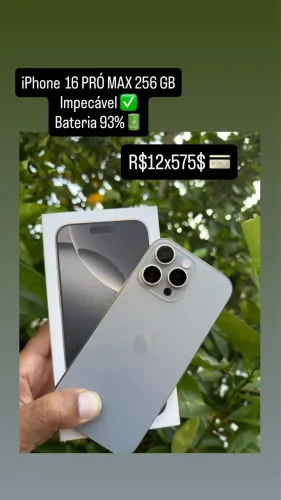 Iphone 16 PRO MAX 256