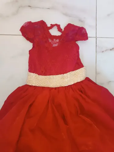 Vestido infantil de formatura do abc