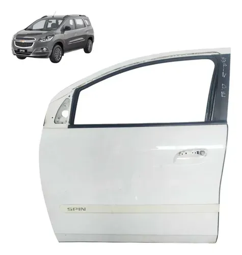 Porta Gm Spin 2013 A 2016 Dianteira Esquerda  Dianteira Esquerda Branco