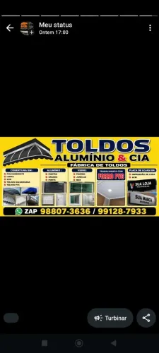 Forro PVC e toldos 