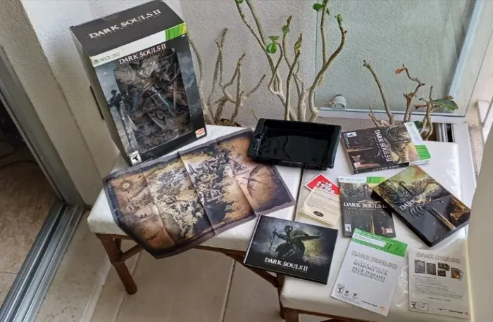 Dark Souls 2 Black Armor Collector Edition Xbox 360 Cib Raro