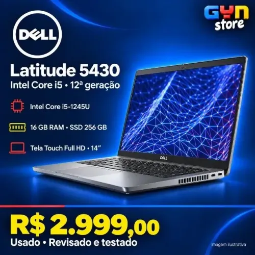 Dell Latitude 5430 Touch Intel Core i5-1245U 16GB RAM SSD 256GB Full HD